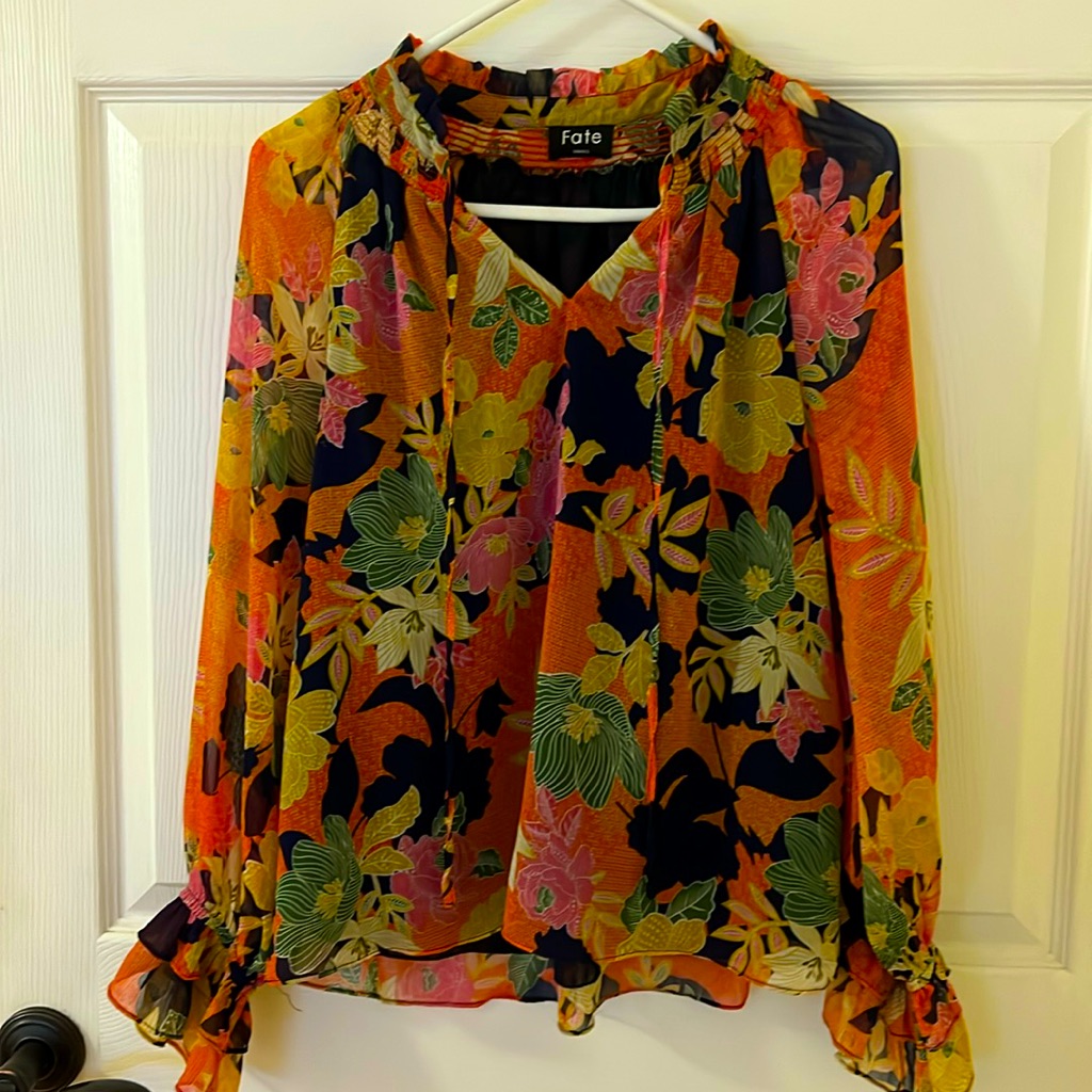 Fate Patterned Blouse